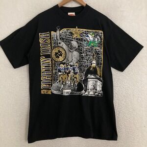 Nutmeg USA Made University Notre Dame Fighting Irish Shirt Adult XL Graphic Tee
